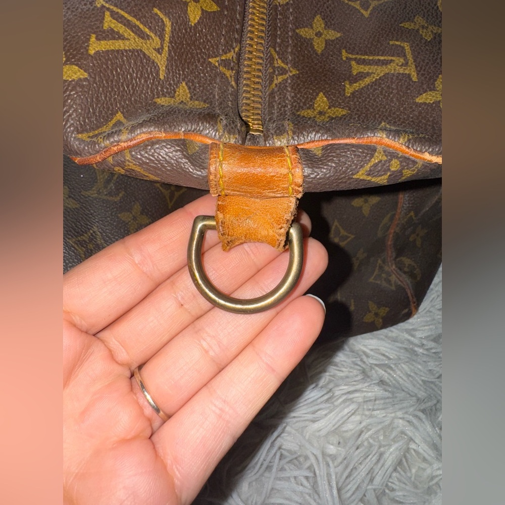 Large Louis Vuitton Brown Monogram duffle Bag - Picture 7 of 12